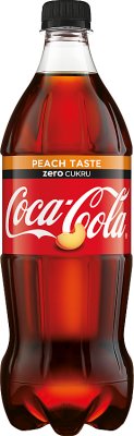 Coca-Cola zero Peach Taste Napój gazowany o smaku cola i brzoskwiniowym
