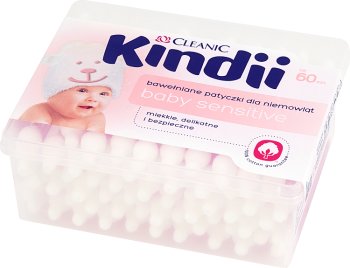 Kindii Pure Хлопковые палочки для младенцев