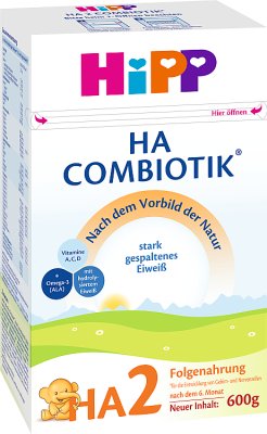 HiPP HA2 COMBIOTIK Hipoalergiczne mleko następne dla niemowląt