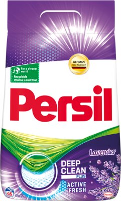 Persil Lavender Freshness polvo para el lavado de telas blancas y de colores.