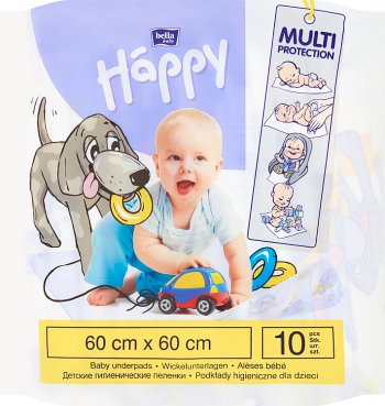 Bella Baby Hygienic коврик для пеленания, 60x60см