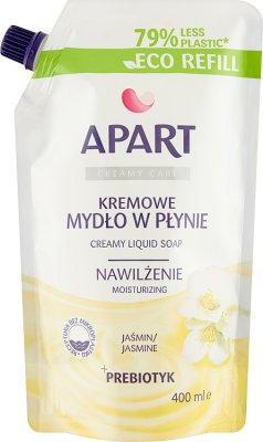 Apart Natural Prebiotic Kremowe  mydło w płynie zapas Jedwab&Jaśmin