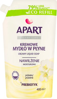 Apart Natural Prebiotic Kremowe  mydło w płynie zapas Jedwab&Jaśmin