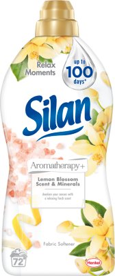 Silan Aromatherapy + Suavizante líquido para telas Flor de limón Olor y minerales