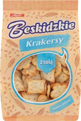 Aksam Beskidzkie Krakersy with salt