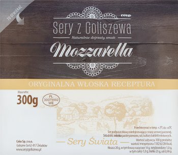Käse mit Goliszew Mozzarella