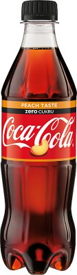 Bebida carbonatada Coca-Cola zero Peach Taste