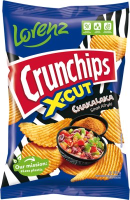 Lorenz Crunchips X-Cut Chakalaka potato chips