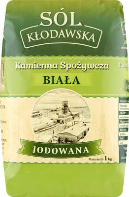 Kłodawska kamienna sól spożywcza  jodowana