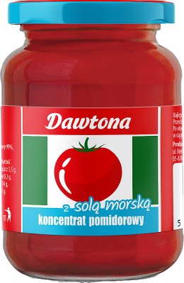 Dawtona tomato paste with sea salt