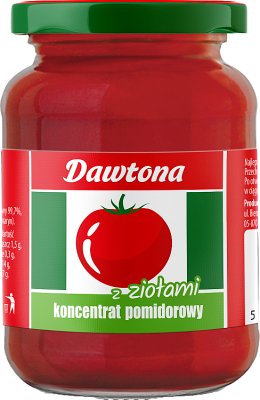 Dawtona tomato paste with herbs