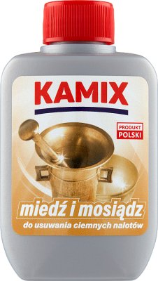 Kamix Copper and Brass Liquid para limpiar objetos de cobre y latón