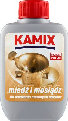 Kamix Miedź i Mosiądz Płyn  do czyszczenia przedmiotów z mosiądzu i miedzi