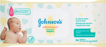 Johnson`s Cottontouch Extra Sensitive Wipes chusteczki nawilżane