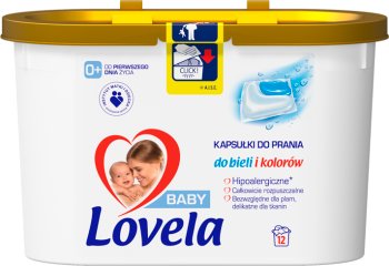 Lovela capsules for washing to white and colors