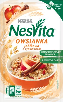 Gachas de manzana Nestle NesVita con canela