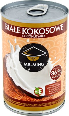 Mr.Ming Leche de coco blanca 86% de coco