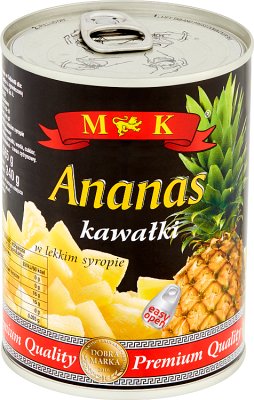 MK Ananas kawałki w lekkim syropie