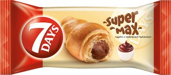 Croissant Max 7 días con relleno de cacao