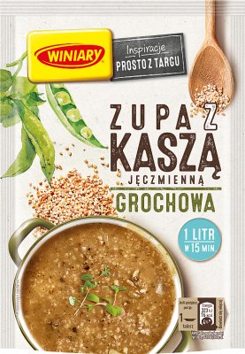 Winiary Zupa z kaszą jęczmienną  grochowa