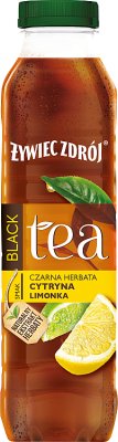 Żywiec Zdrój Black Tea Schwarztee ohne Kohlensäure Zitronenlimettengetränk
