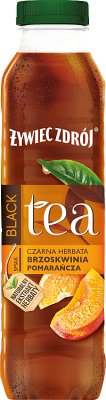 Żywiec Zdrój Black Tea Napój  niegazowany czarna herbata brzoskwinia pomarańcza