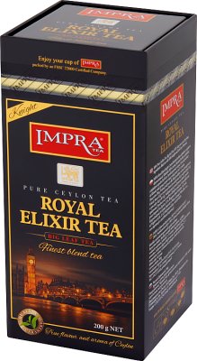 Impra Royal Elixir Tea Knight Herbata czarna cejlońska aromatyzowana liściasta