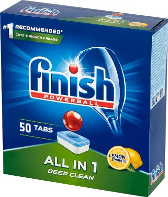 Finish All in 1 Lemon Tablets for washing dishes in the dishwasher