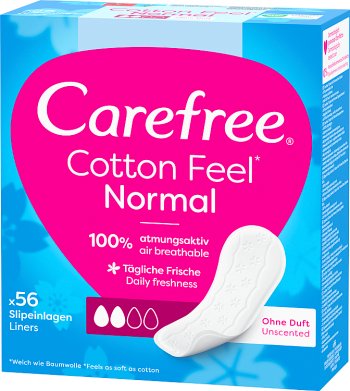 Carefree Cotton Odorless Pantyliners