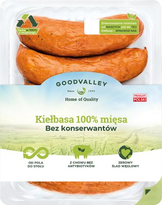 Goodvalley Kiełbasa 100% mięsa bez konserwantów