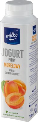 Milko jogurt pitny morelowy