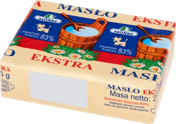 MSM Mońki Butter, contenido extra de grasa del 83%