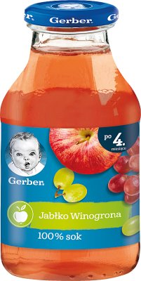 Gerber 100% jugo de manzana uva