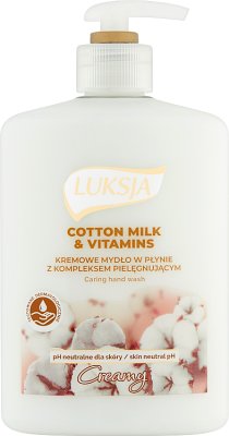 Luksja Creamy Kremowe mydło  w płynie Cotton Milk & Vitamins