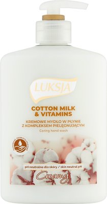 Luksja Creamy Kremowe mydło w płynie Cotton Milk & Vitamins