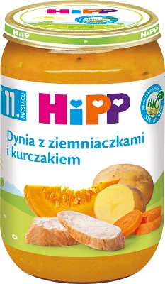 HiPP BIO od pokoleń, Dynia z ziemniaczkami i kurczakiem