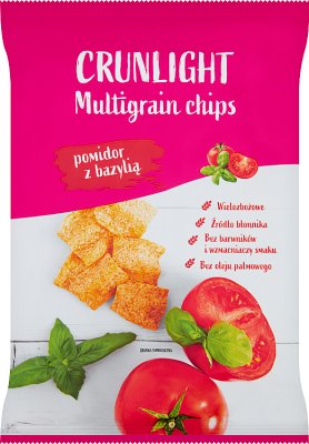 TBM Crunlight crisps multigrain tomato with basil