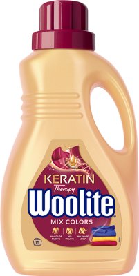 Woolite Liquid zum Waschen von farbigen Stoffen mit Keratin