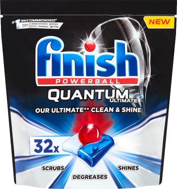 Termine las tabletas regulares Quantum Ultimate para lavar los platos en el lavavajillas