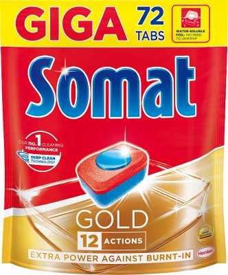 Somat Gold Tablets for washing dishes in the dishwasher