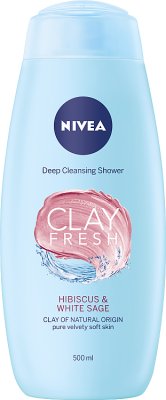 Nivea Clay Fresh Hibiscus & White Sage Żel pod prysznic