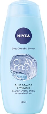 Nivea Clay Fresh Blue Agave & Lavender Shower gel