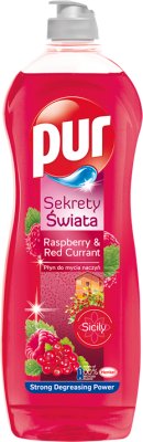 Pur Sekrety Świata Płyn do mycia  naczyń Raspberry & Red Currant