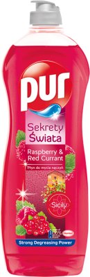 Pur Sekrety Świata Płyn do mycia naczyń Raspberry & Red Currant