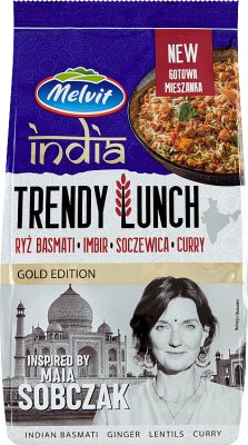 Melvit Trendy Lunch India arroz basmati, jengibre, lentejas, curry