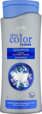 Joanna Ultra Color Shampoo tonos fríos de rubio