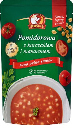 Profi Pomidorowa z kurczakiem  i makaronem