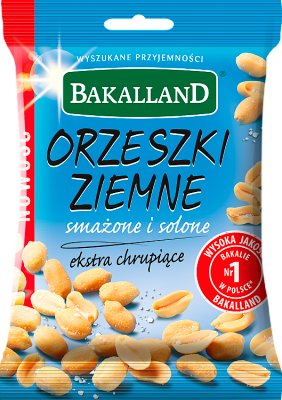 Bakalland Orzeszki ziemne smażone  i solone