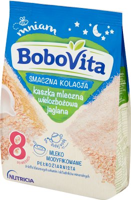 BoboVita Kaszka Smaczna Kolacja wielozbożowa jaglana