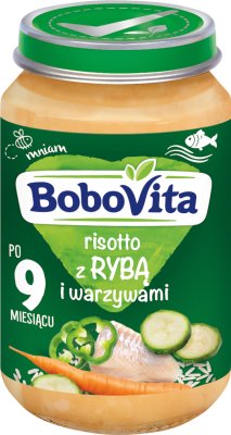 BoboVita obiadek risotto z rybą i warzywami